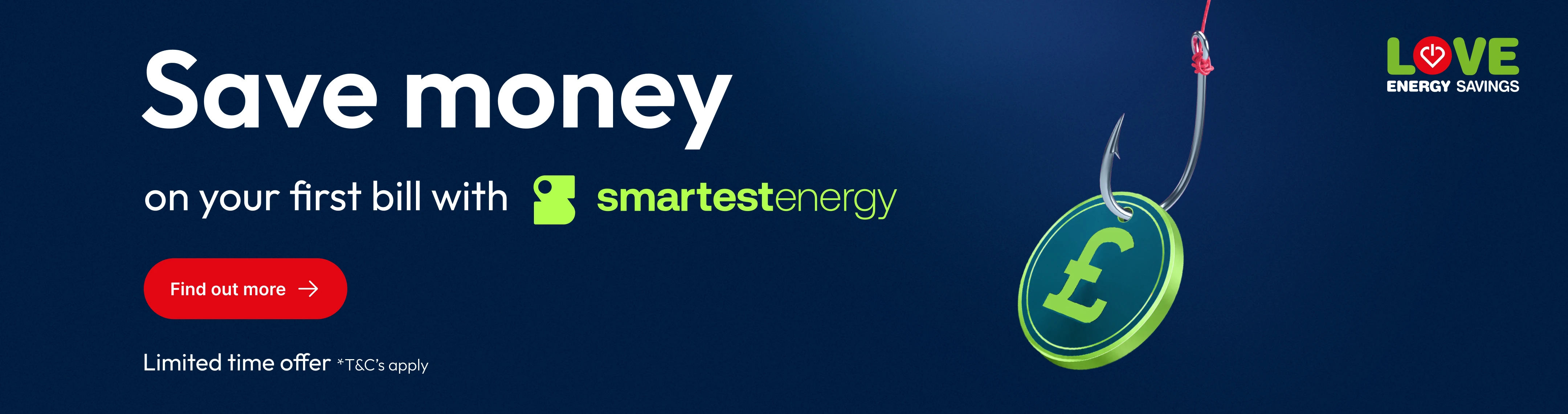 Smartest Energy Discounts - Money off your first bill.