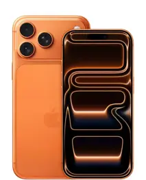 iphone17 handset in orange.
