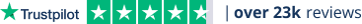 Trustpilot logo over 21k reviews.