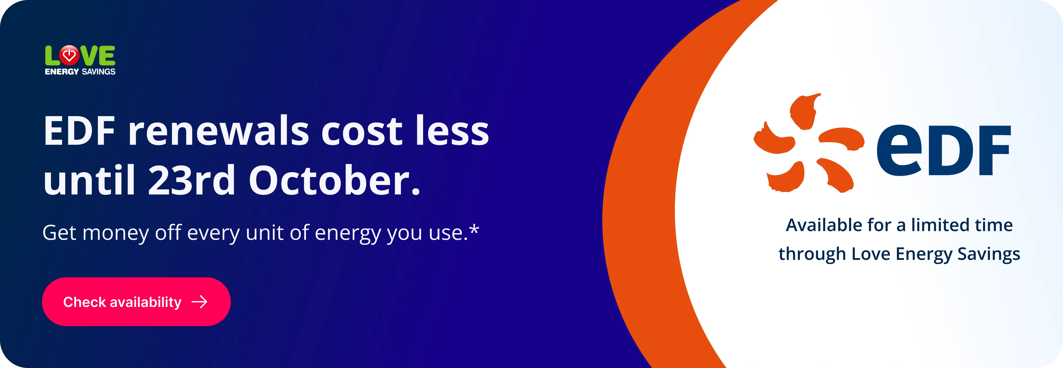 EDF renewal discount for existing EDF customers 