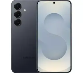 samsung s25 handset in black.